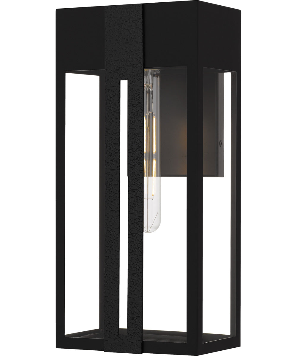 Boswell Medium 1-light Outdoor Wall Light  Coastal Armour Aluminum Matte Black