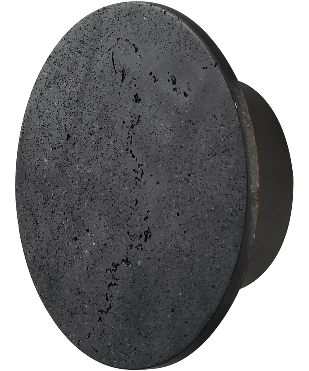 Discus  9 inch LED Outdoor Wall Sconce Lava / Gunmetal