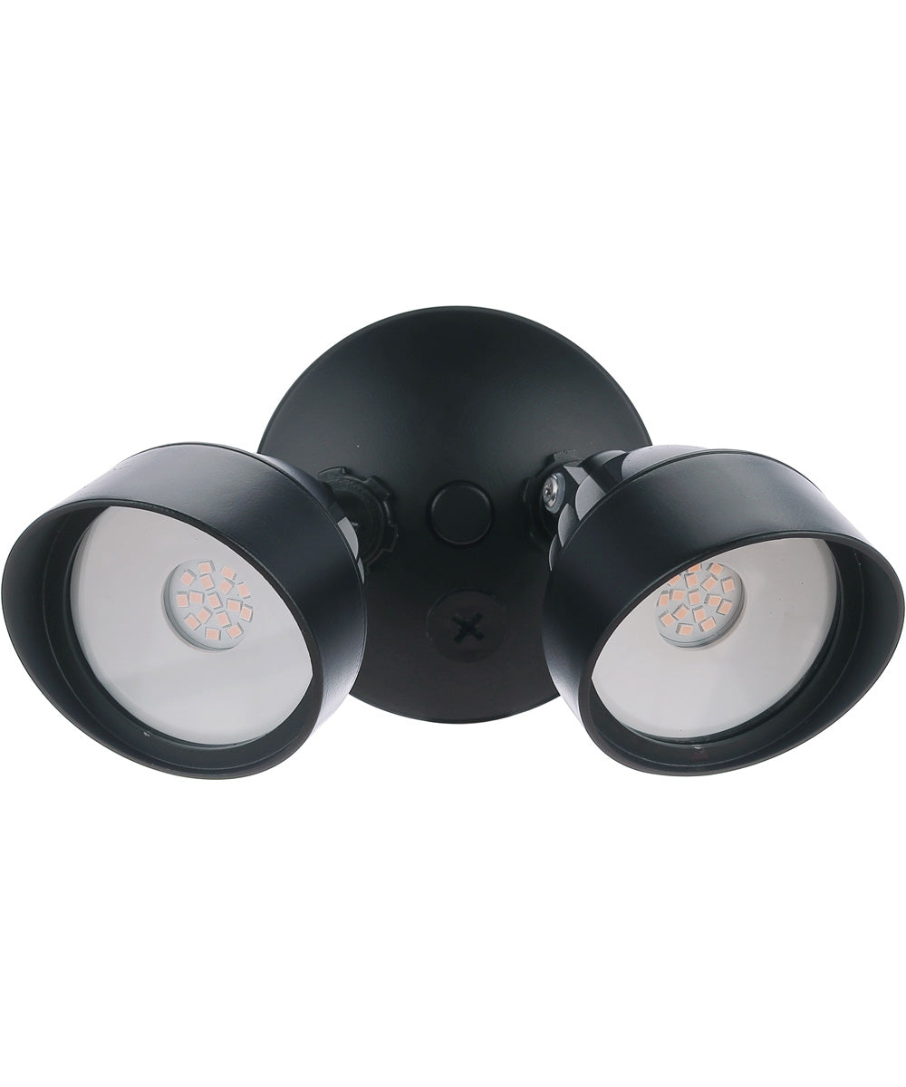 LED Flood 2-Light Outdoor Lighting Midnight