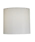 14x15x14 Global White/Rolled Edge Hardback Cylinder Drum Lampshade