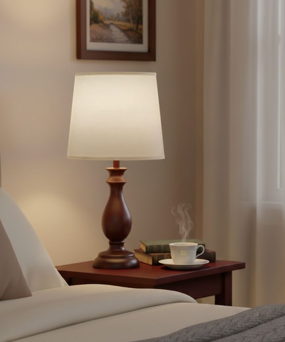 14x15x14 Natural Butcher Linen Deep Drum Hardback Lampshade