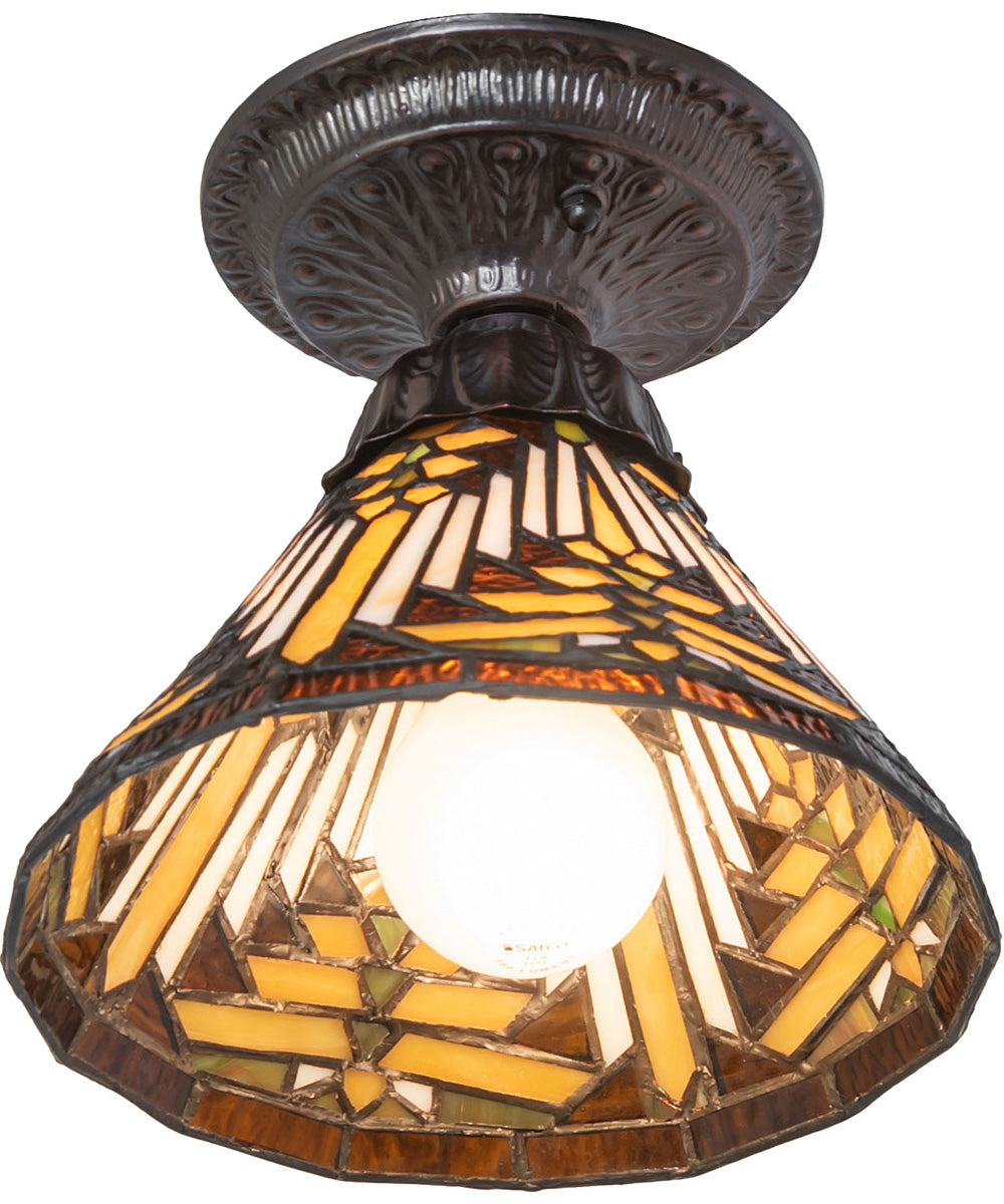 8" Wide Nuevo Mission Flushmount