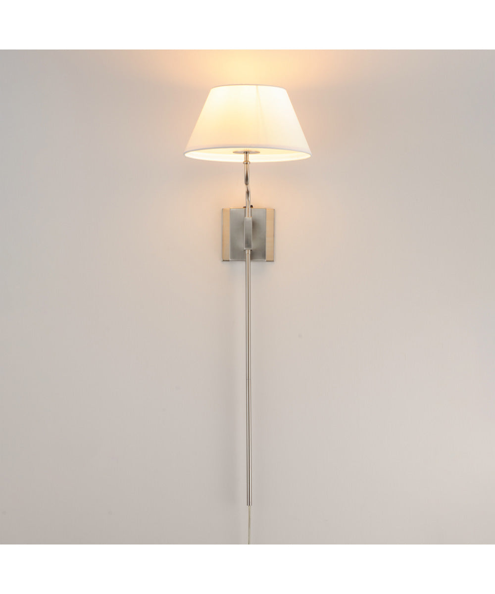 Dunbridge 1-Light Wall Sconce Polished Nickel