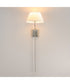 Dunbridge 1-Light Wall Sconce Polished Nickel