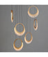 Lyra 6-Light LED Pendant Gold
