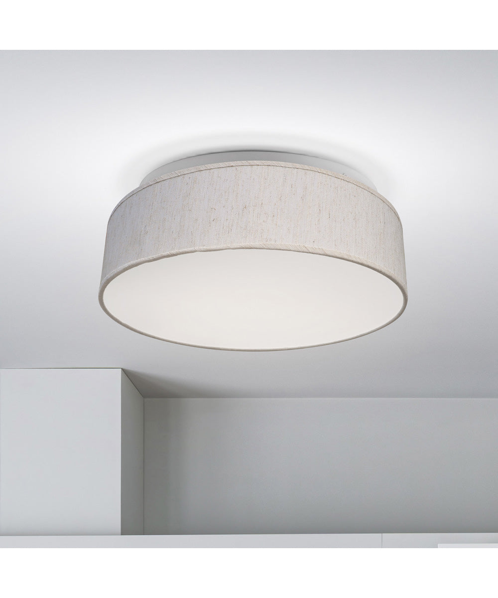 Close-to-Ceiling Beige Fabric