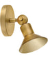 Dom LED-Light Small Adjustable LED Sconce in Heritage Brass