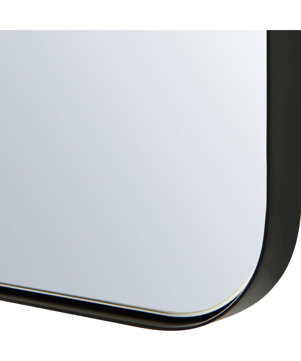 22x34" Wall Mirror in Satin Black