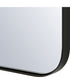22x34" Wall Mirror in Satin Black