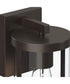 Kagen Medium Outdoor Wall Light with Clear Glass Panels Antique Bronze