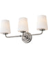 McKenna 3-Light Medium Three Light Vanity in Antique Nickel
