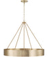 Weller 4-Light Chandelier Matte Brass
