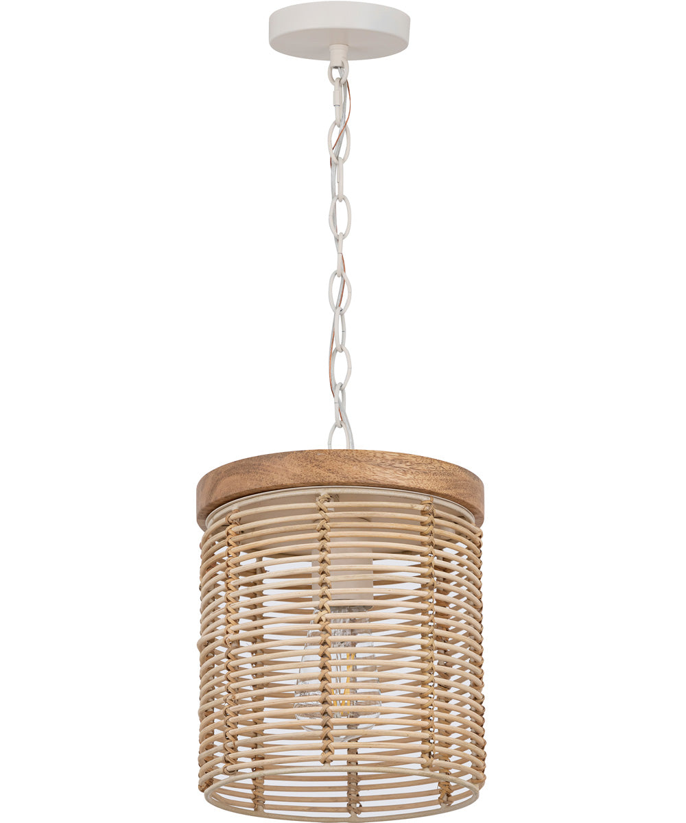 Vannerie 1-Light Mini Pendant Ecru