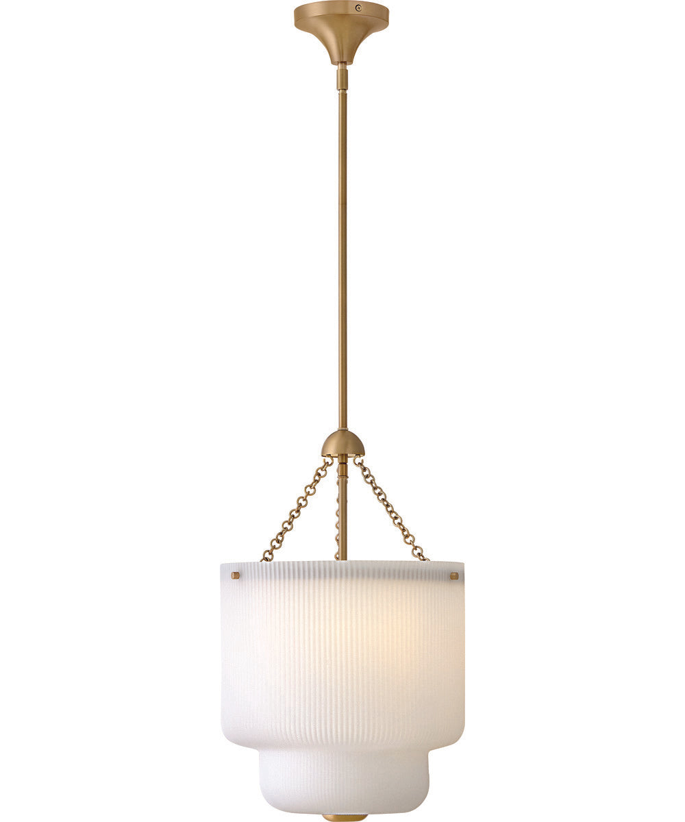 Adella 4-Light Medium Pendant in Lacquered Brass