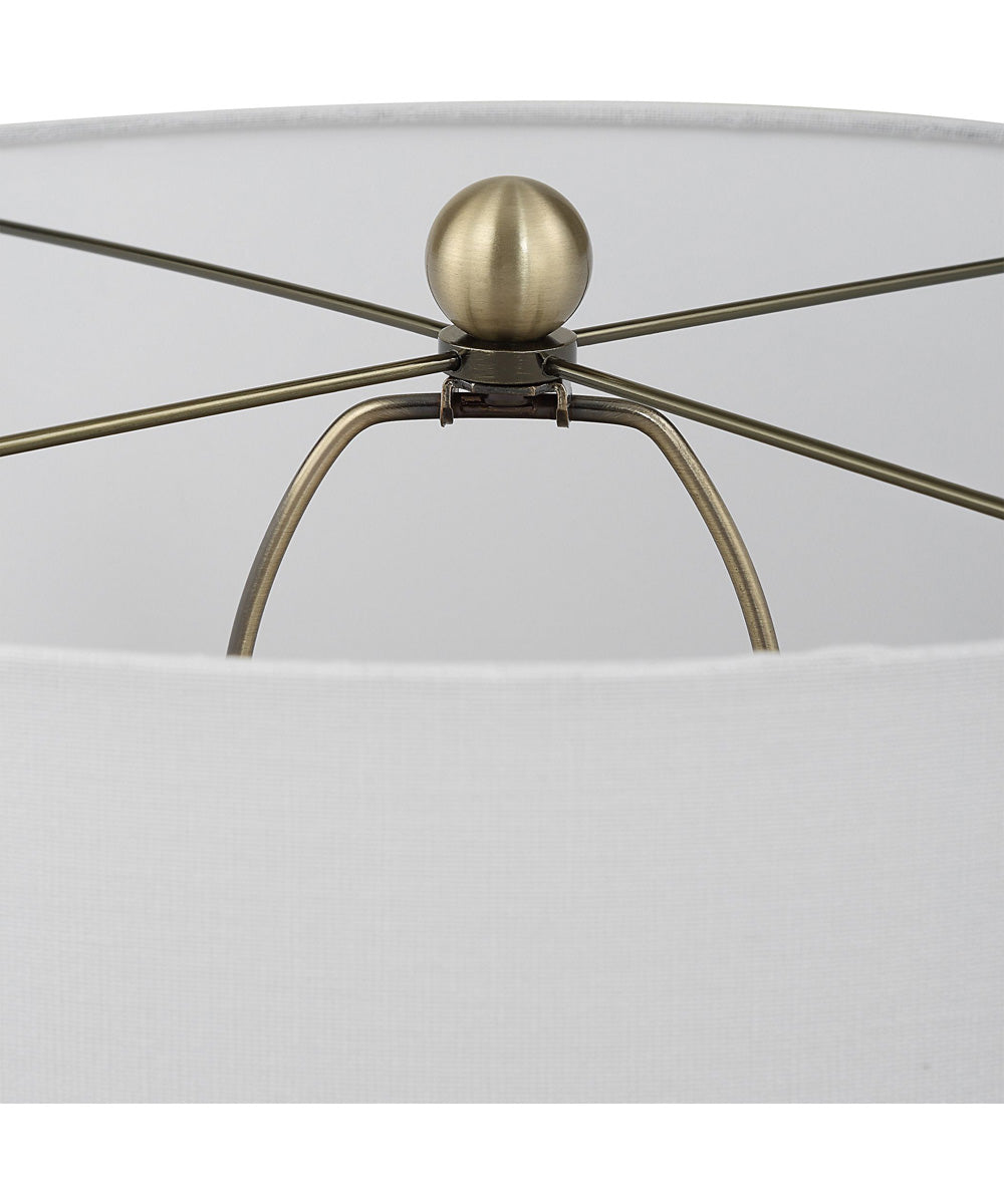 Graphite Ribbed Table Lamp