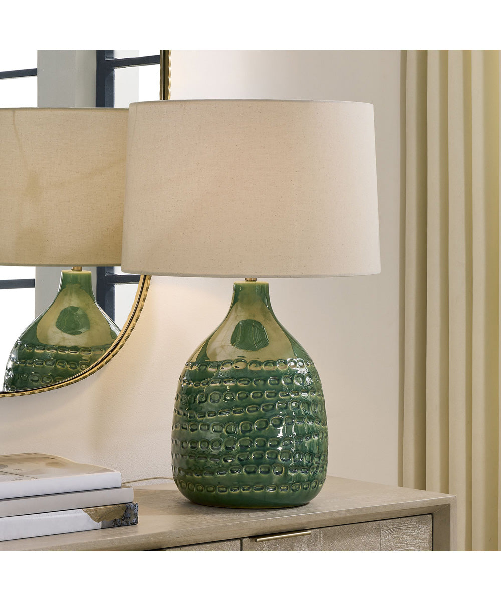 Breya Green Glaze Table Lamp