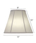 6x12x10 Ivory Shadow Empire Softback Lampshade