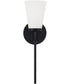 Drake 1-Light Sconce Matte Black