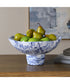 Indigo Marble Pedestal Bowl
