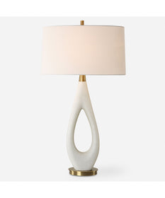 Promenade White Table Lamp