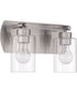 Hendrix 2-Light Lighting Brushed Polished Nickel