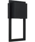Nate 1-Light Outdoor Wall-Lantern Black