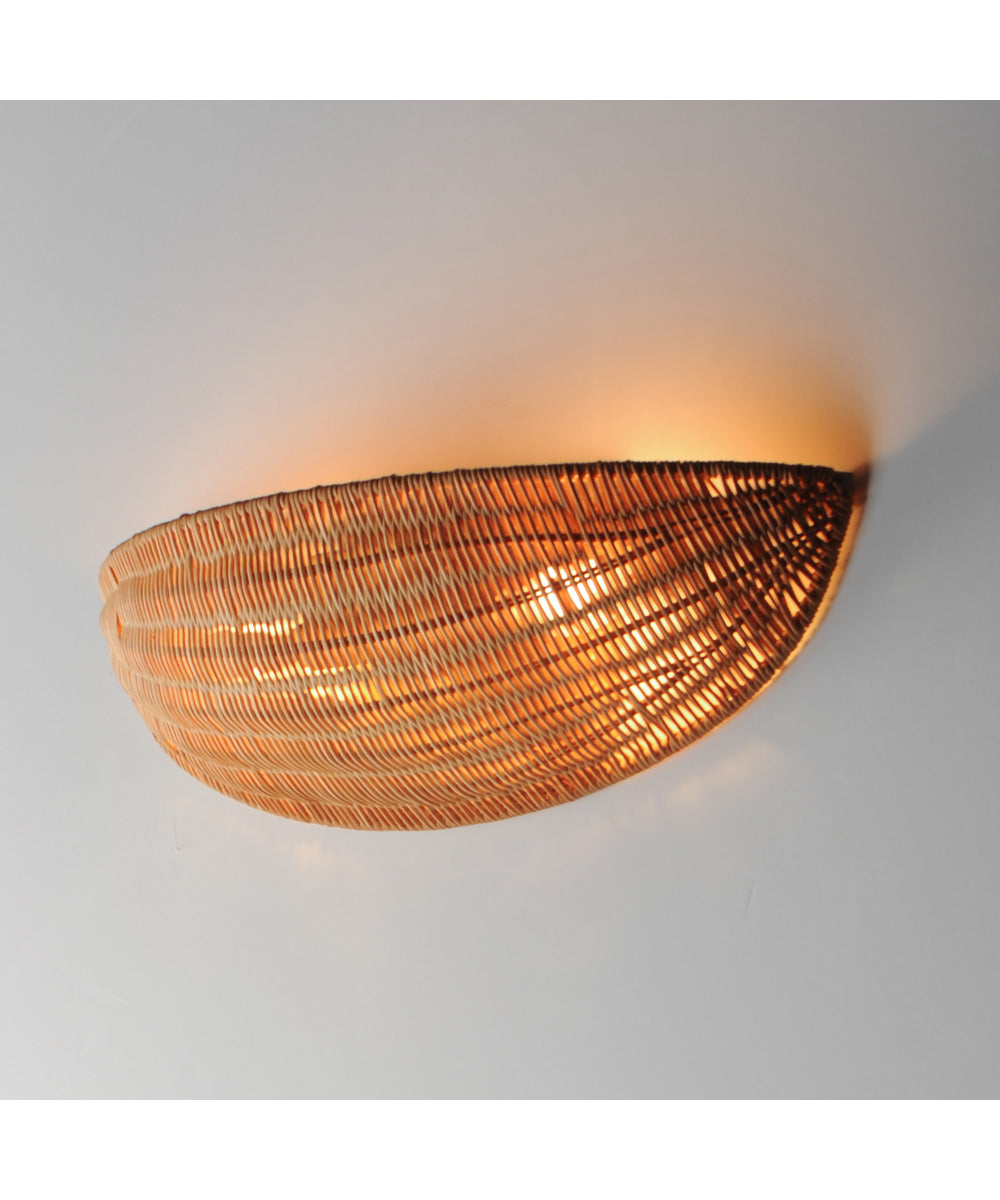 Bower Wall Sconce Natural Aged Brass