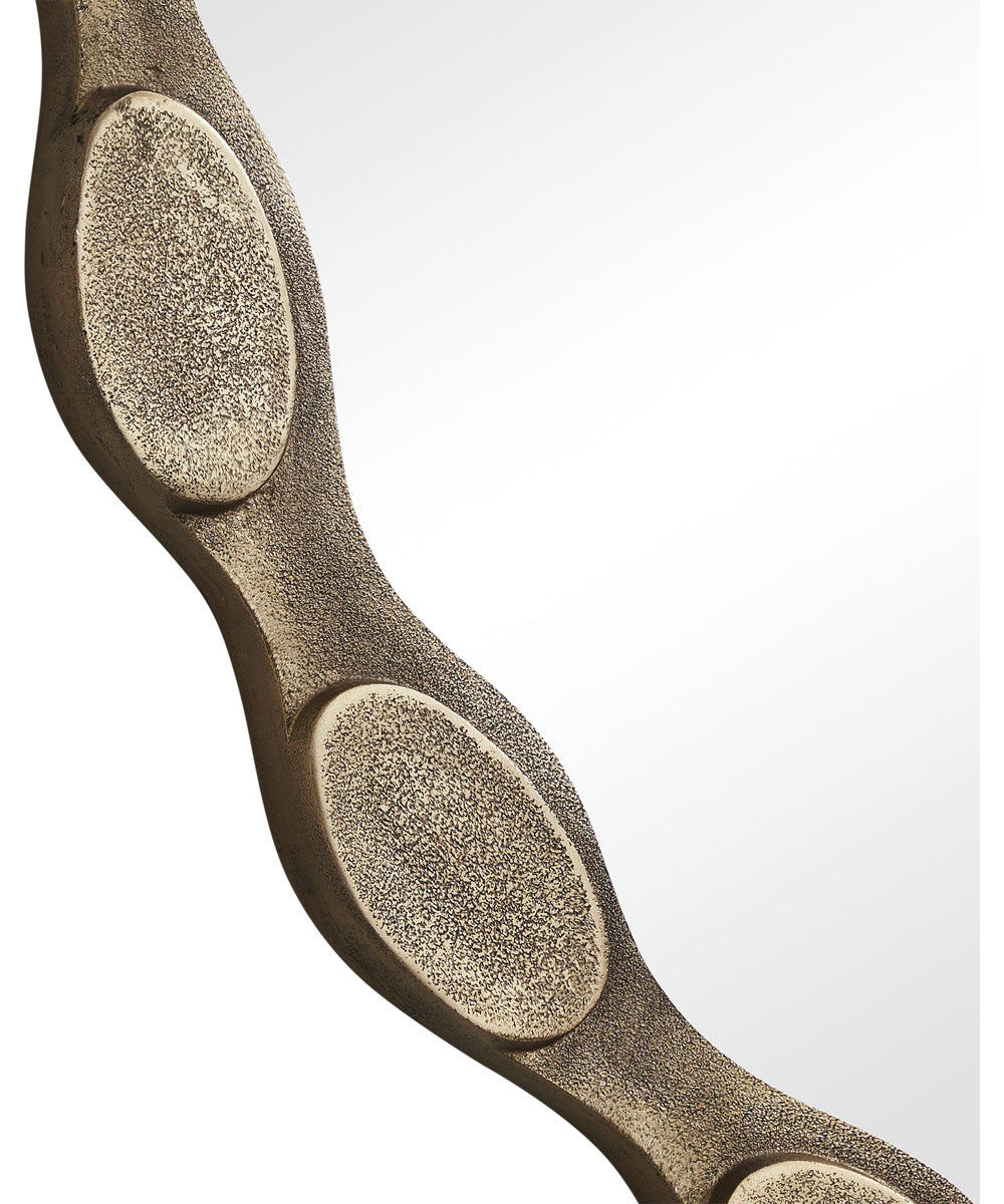 Marietta Round Brass Mirror