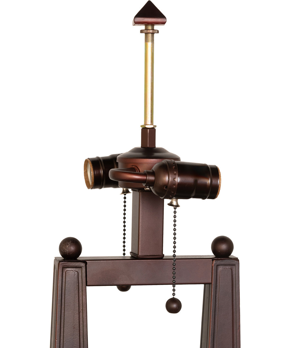 20" High Mission Prime Oblong Table Lamp