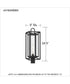 Jayce 1-light Outdoor Post Light Matte Black