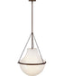 Collins 1-Light Large Pendant in Heritage Bronze