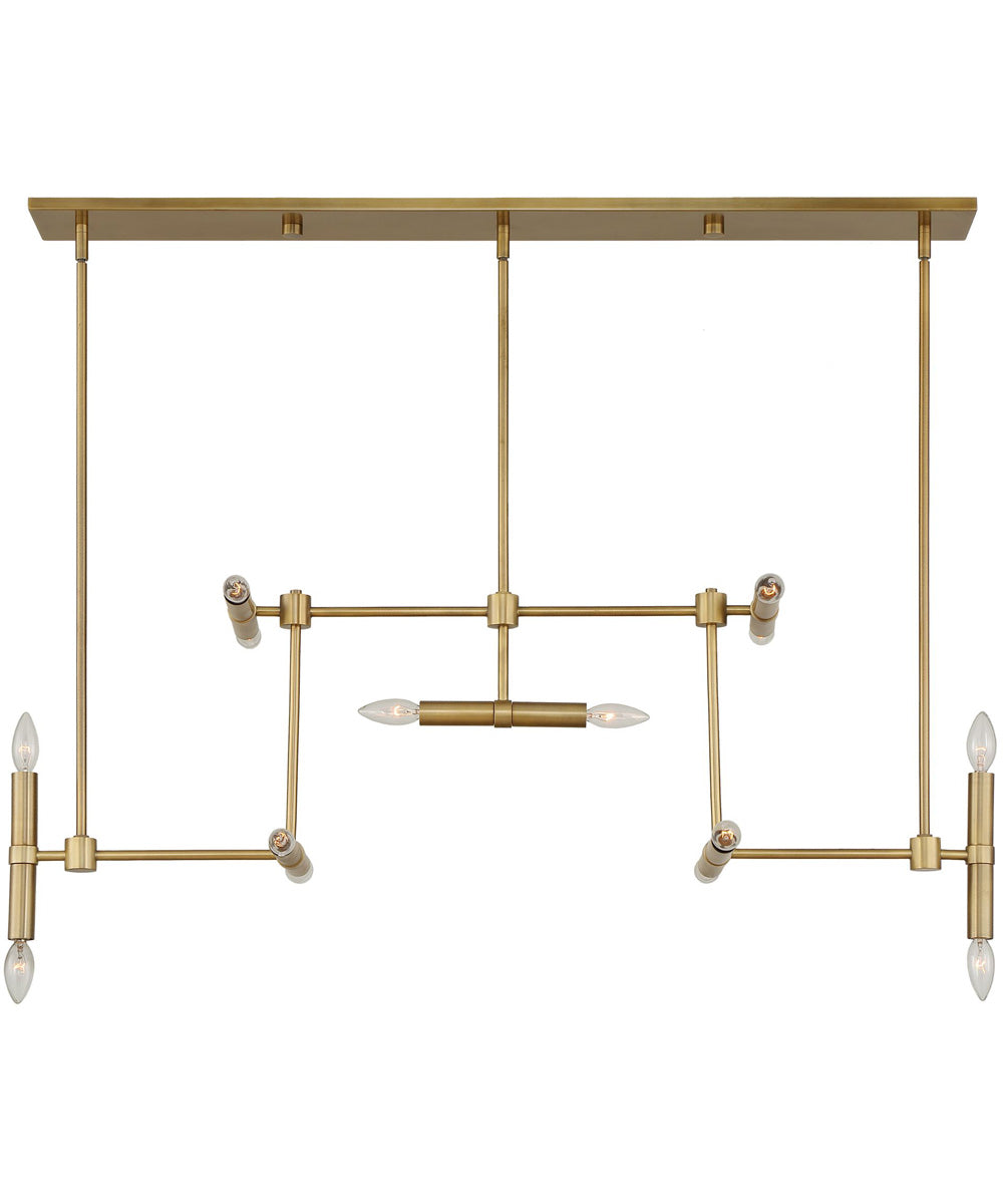 Cadre 14 Light Modern Linear Pendant