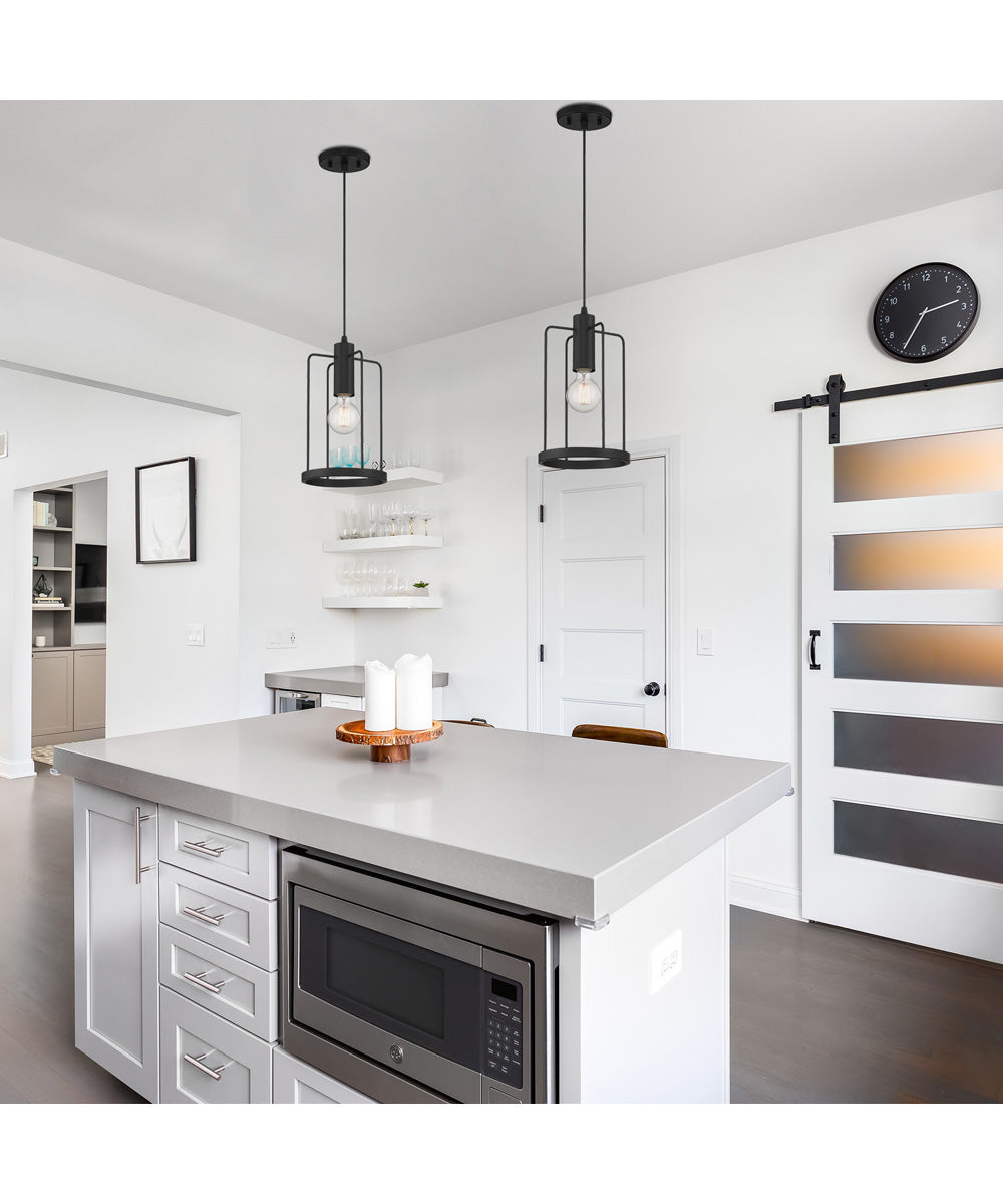 Tafo 1 Light Pendant Matte Black