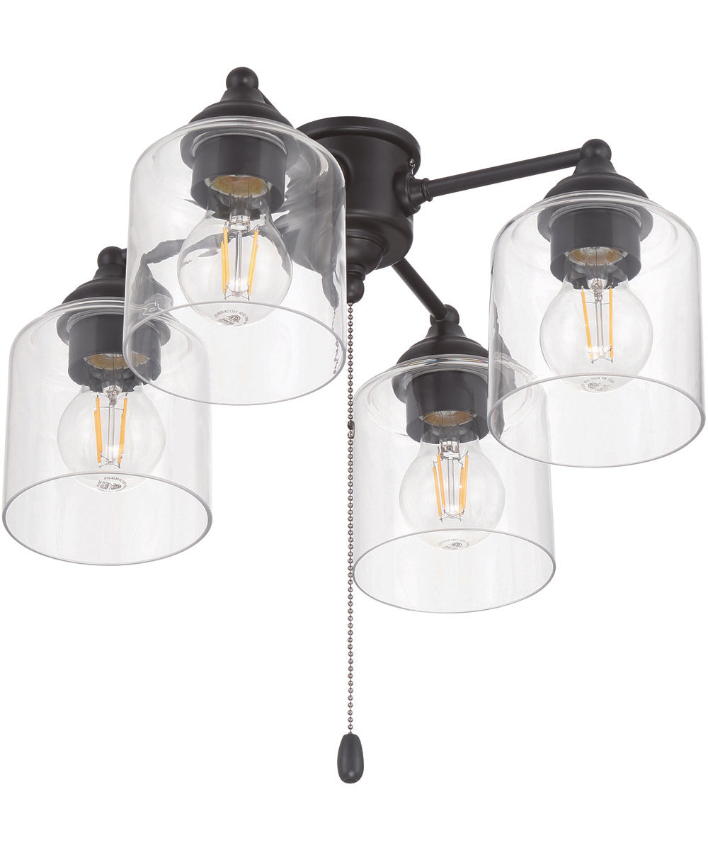 4-Light Accessory Flat Black