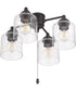 4-Light Accessory Flat Black