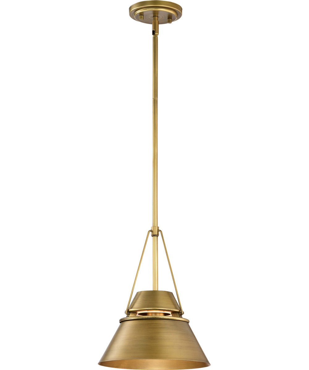 Adina 1-Light Pendant Natural Brass