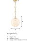 Wine Flower 1 Light Pendant Brushed Gold