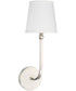 Dawson 1-Light Sconce Polished Nickel