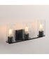Livingston 3-Light Bath Vanity Black