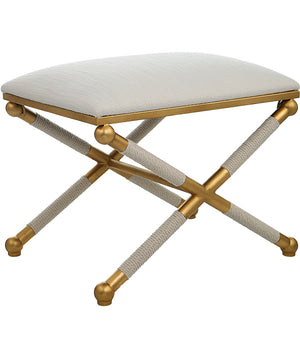 Socialite White Small Bench