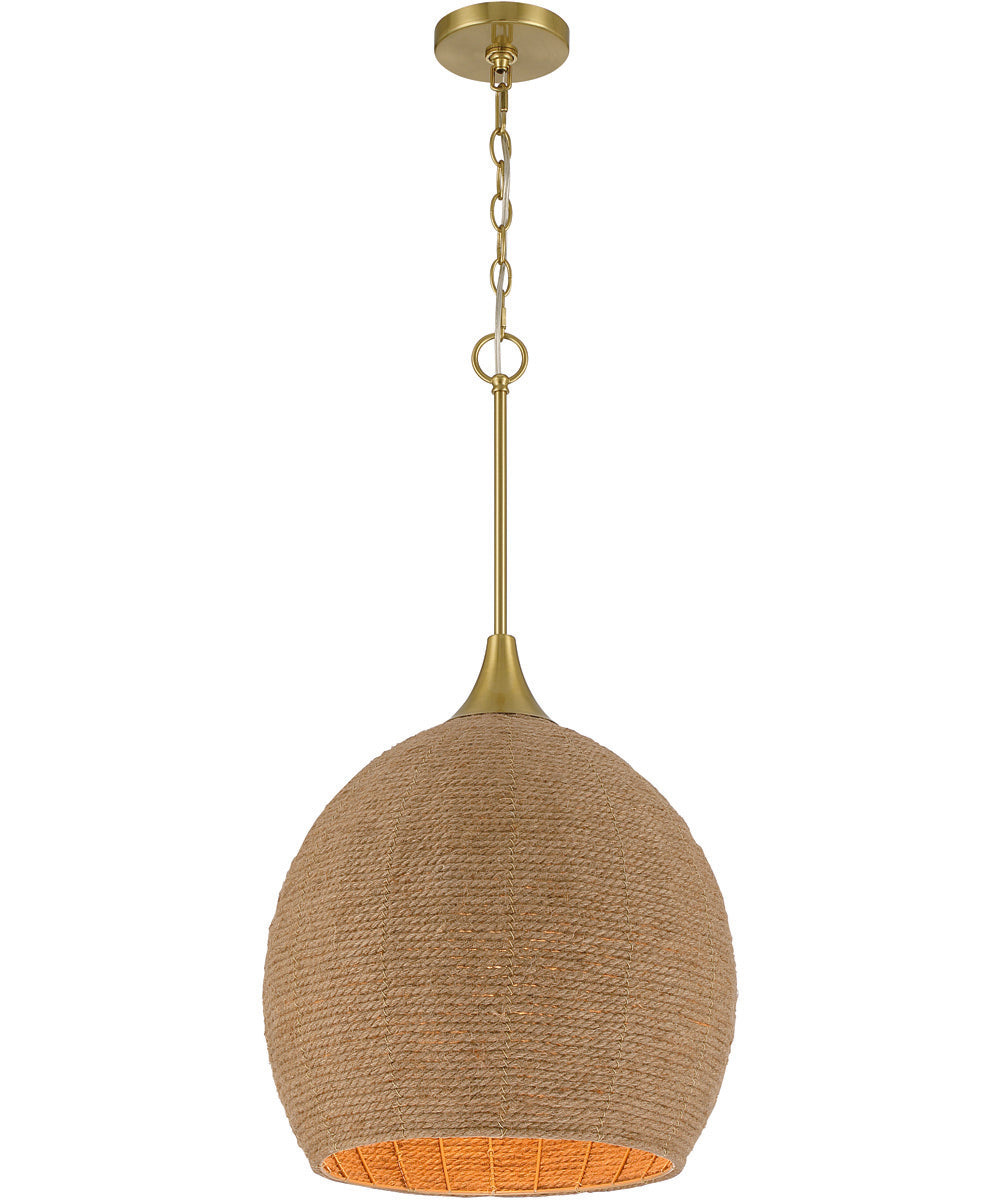 Keira 1-Light Lighting Satin Brass