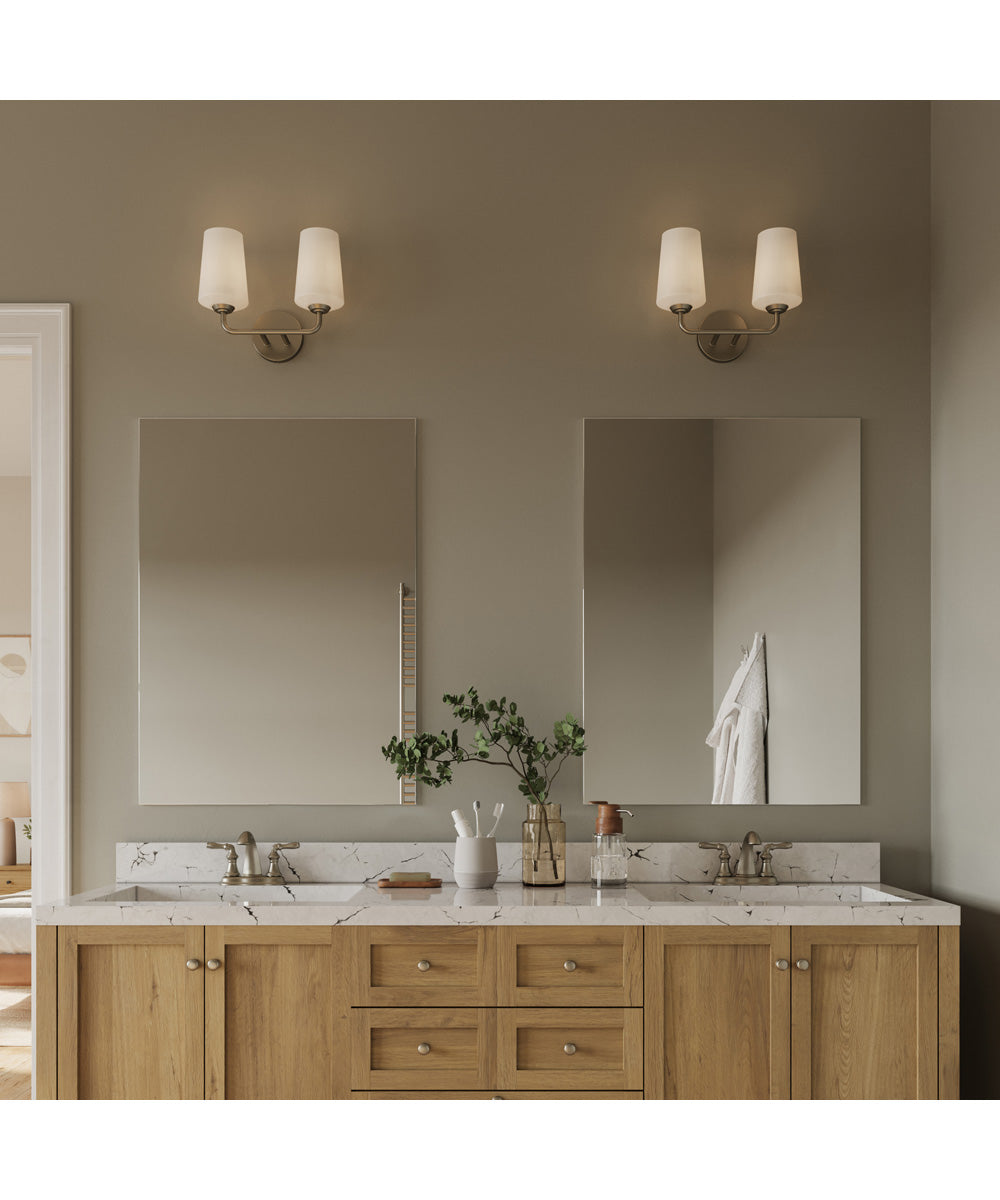 Celino 2-Light Bath & Vanity Brushed Nickel