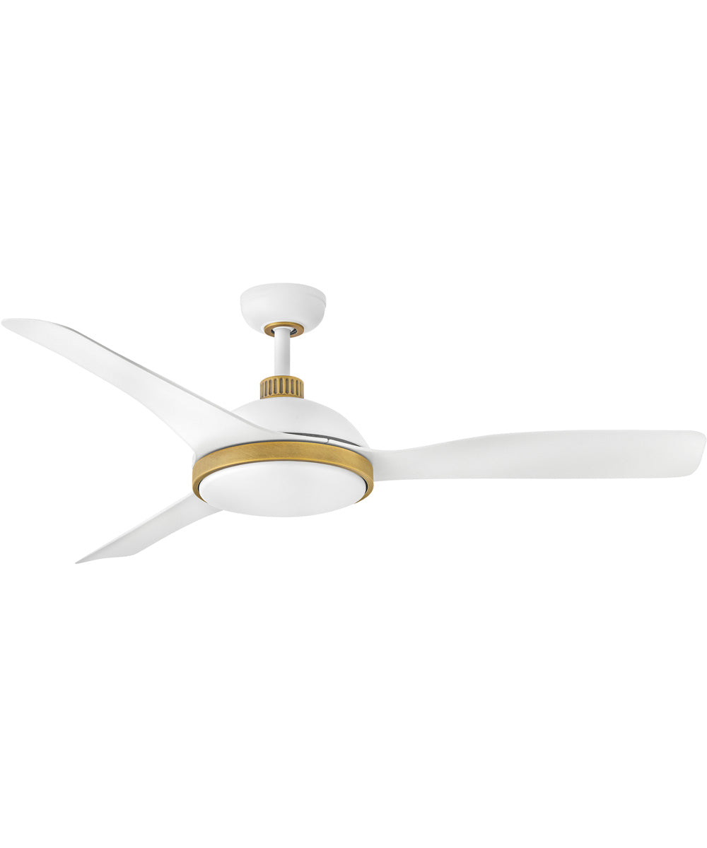Alba 56" LED Smart Fan Matte White