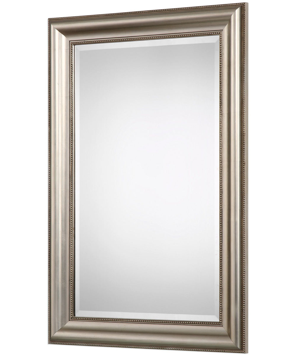 24x36" Wall Mirror Lightly Antiqued Champagne Silver Leaf