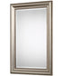 24x36" Wall Mirror Lightly Antiqued Champagne Silver Leaf