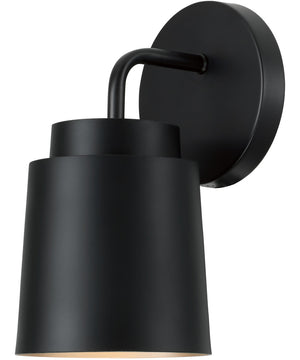Pratt 1-Light Sconce Matte Black