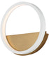 Hoopla LED Wall Sconce White/Gold