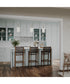 Mack 1-Light Pendant with Layered Glass Shade Brushed Nickel