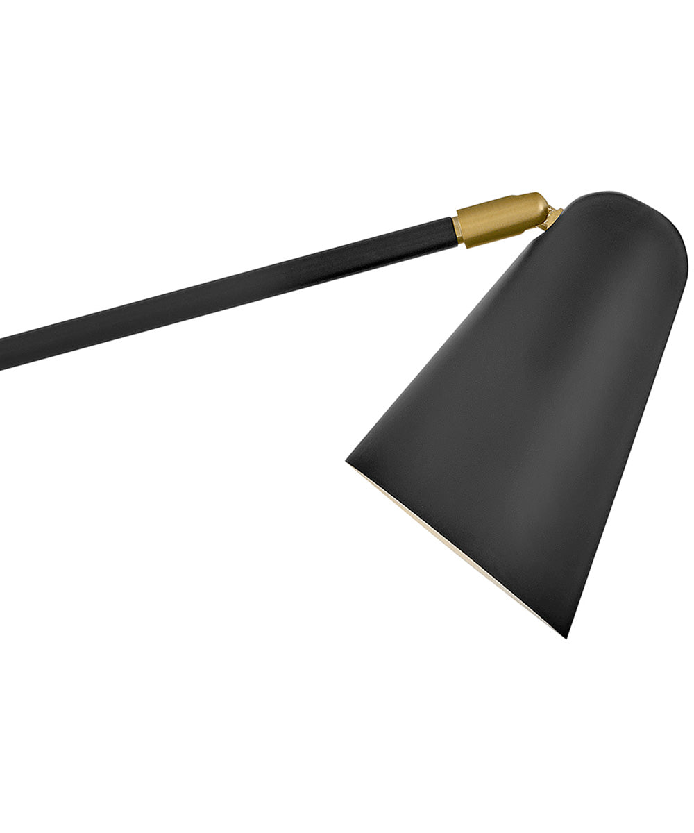Birdie 2-Light Large Two Light Sconce in Black