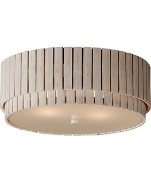 Satori 2-Light Flush Mount Ecru
